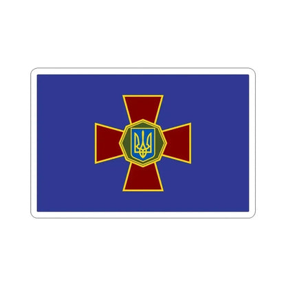 Flag of the National Guard of Ukraine STICKER Vinyl Die-Cut Decal 4 Inch - The Sticker Space