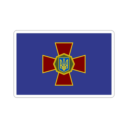 Flag of the National Guard of Ukraine STICKER Vinyl Die-Cut Decal-5 Inch-The Sticker Space