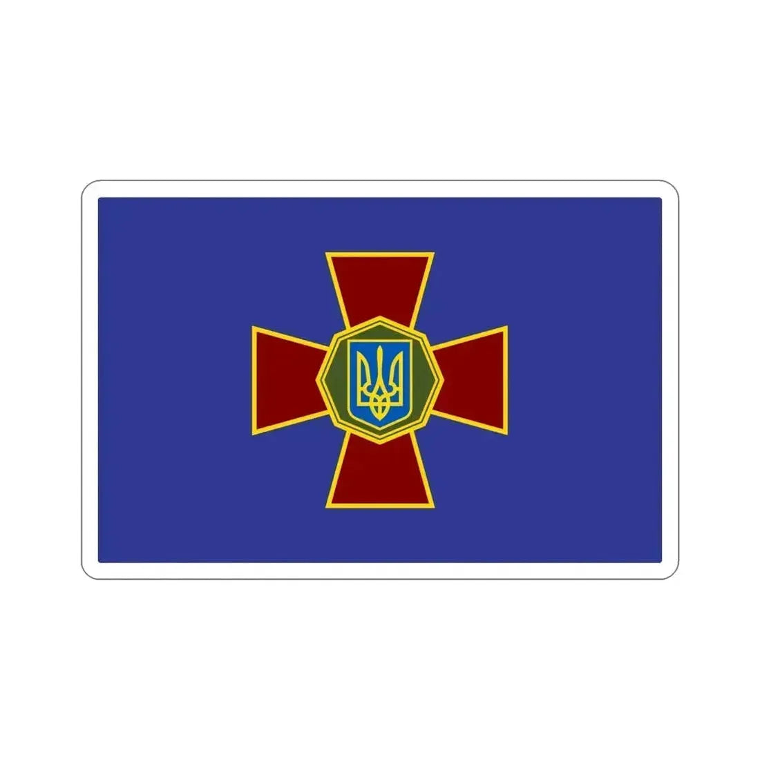 Flag of the National Guard of Ukraine STICKER Vinyl Die-Cut Decal 5 Inch - The Sticker Space