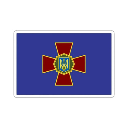 Flag of the National Guard of Ukraine STICKER Vinyl Die-Cut Decal 5 Inch - The Sticker Space