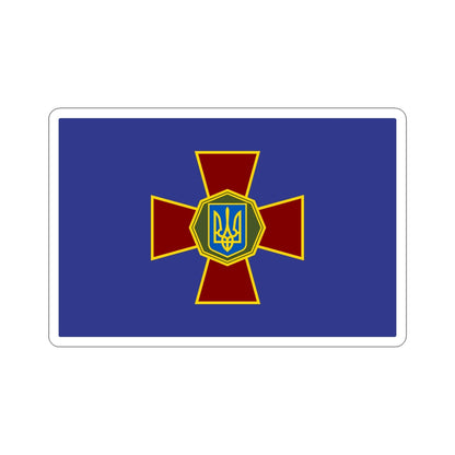 Flag of the National Guard of Ukraine STICKER Vinyl Die-Cut Decal-6 Inch-The Sticker Space