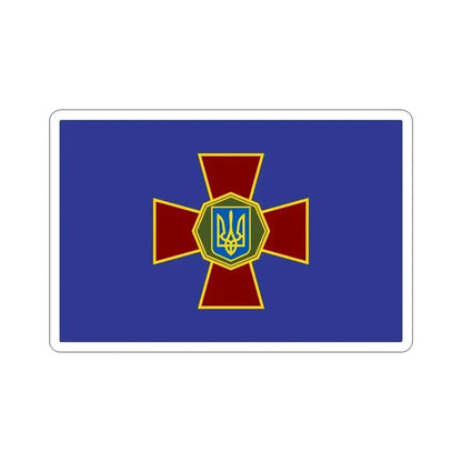 Flag of the National Guard of Ukraine STICKER Vinyl Die-Cut Decal 6 Inch - The Sticker Space
