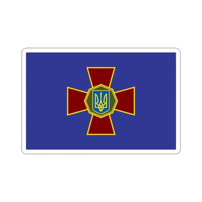 Flag of the National Guard of Ukraine STICKER Vinyl Die-Cut Decal - The Sticker Space