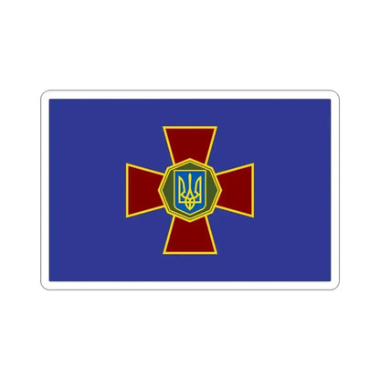 Flag of the National Guard of Ukraine STICKER Vinyl Die-Cut Decal - The Sticker Space