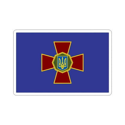 Flag of the National Guard of Ukraine STICKER Vinyl Die-Cut Decal - The Sticker Space