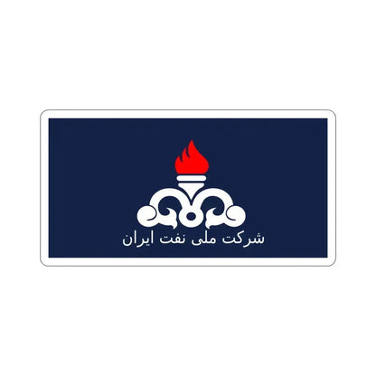 Flag of the National Iranian Oil Company (Iran) STICKER Vinyl Die-Cut Decal 4 Inch - The Sticker Space