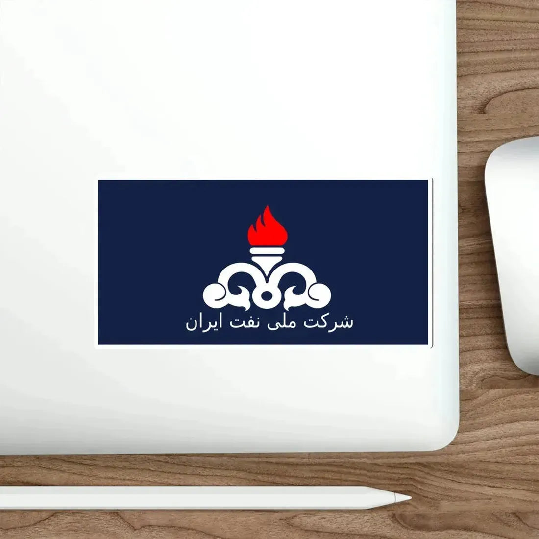 Flag of the National Iranian Oil Company (Iran) STICKER Vinyl Die-Cut Decal - The Sticker Space