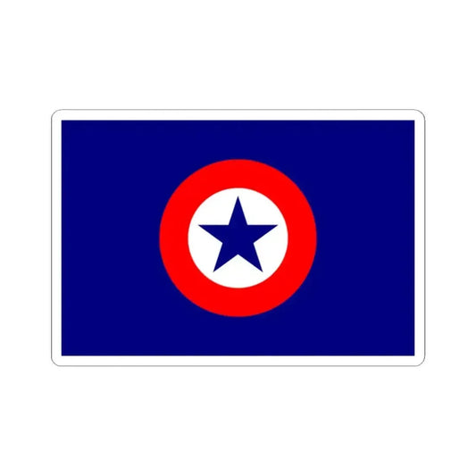 Flag of the National Party Chile 1966 (Chile) STICKER Vinyl Kiss-Cut Decal 2 Inch White - The Sticker Space