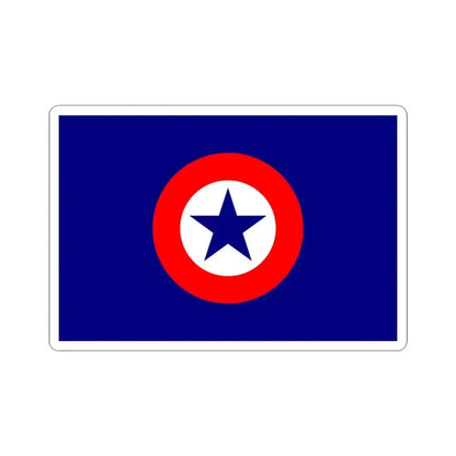 Flag of the National Party Chile 1966 (Chile) STICKER Vinyl Kiss-Cut Decal 3 Inch White - The Sticker Space