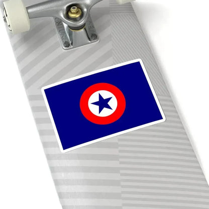 Flag of the National Party Chile 1966 (Chile) STICKER Vinyl Kiss-Cut Decal - The Sticker Space
