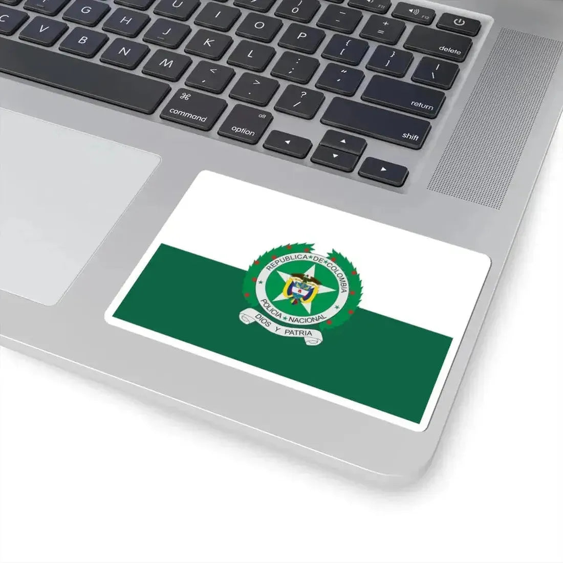 Flag of the National Police of Colombia (Colombia) STICKER Vinyl Kiss-Cut Decal - The Sticker Space