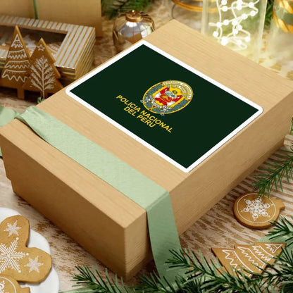 Flag of the National Police of Peru (Peru) STICKER Vinyl Kiss-Cut Decal - The Sticker Space