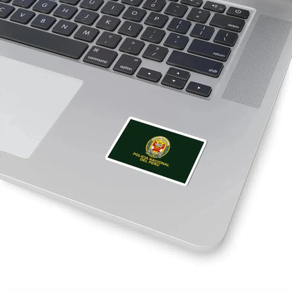 Flag of the National Police of Peru (Peru) STICKER Vinyl Kiss-Cut Decal - The Sticker Space