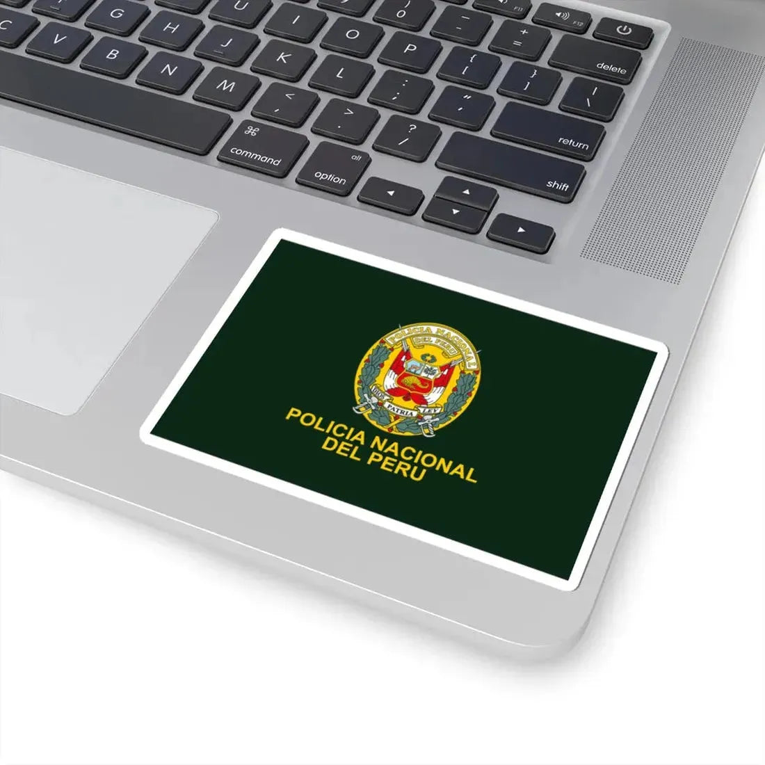 Flag of the National Police of Peru (Peru) STICKER Vinyl Kiss-Cut Decal - The Sticker Space
