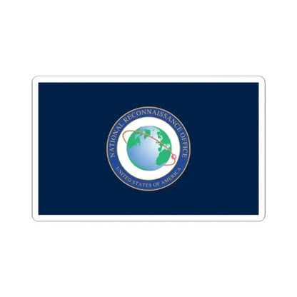 Flag of the National Reconnaissance Office (United States) STICKER Vinyl Kiss-Cut Decal 2 Inch White - The Sticker Space