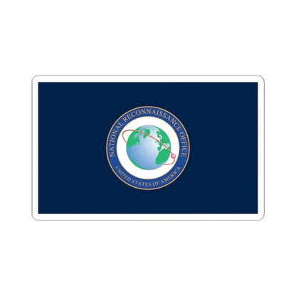 Flag of the National Reconnaissance Office (United States) STICKER Vinyl Kiss-Cut Decal 6 Inch White - The Sticker Space