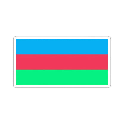 Flag of the National Salvation Movement (Colombia) STICKER Vinyl Kiss-Cut Decal 3 Inch White - The Sticker Space