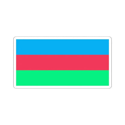 Flag of the National Salvation Movement (Colombia) STICKER Vinyl Kiss-Cut Decal 4 Inch White - The Sticker Space