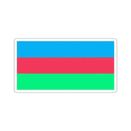 Flag of the National Salvation Movement (Colombia) STICKER Vinyl Kiss-Cut Decal 6 Inch White - The Sticker Space