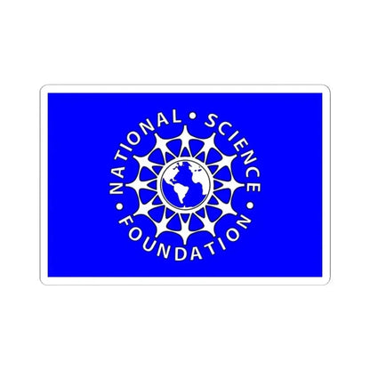 Flag of the National Science Foundation (United States) STICKER Vinyl Kiss-Cut Decal 2 Inch White - The Sticker Space