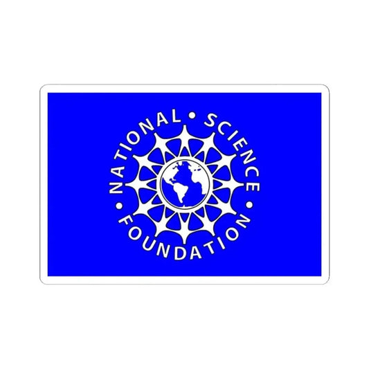 Flag of the National Science Foundation (United States) STICKER Vinyl Kiss-Cut Decal 2 Inch White - The Sticker Space