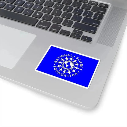 Flag of the National Science Foundation (United States) STICKER Vinyl Kiss-Cut Decal - The Sticker Space