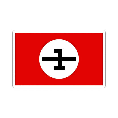 Flag of the National Socialist Workers Party of Iran SUMKA (Iran) STICKER Vinyl Die-Cut Decal 5 Inch - The Sticker Space