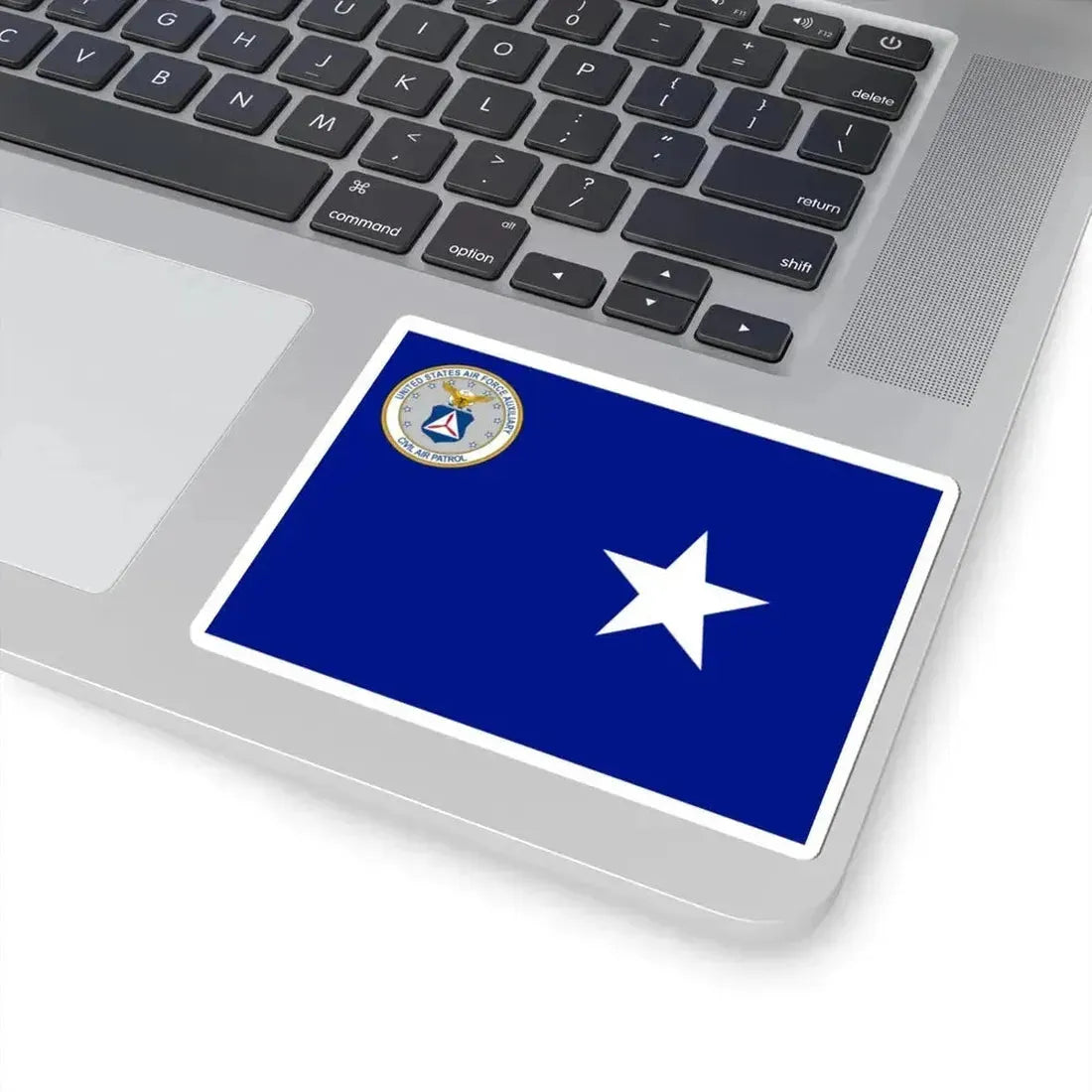 Flag of the National Vice Commander of the Civil Air Patrol (United States) STICKER Vinyl Kiss-Cut Decal - The Sticker Space