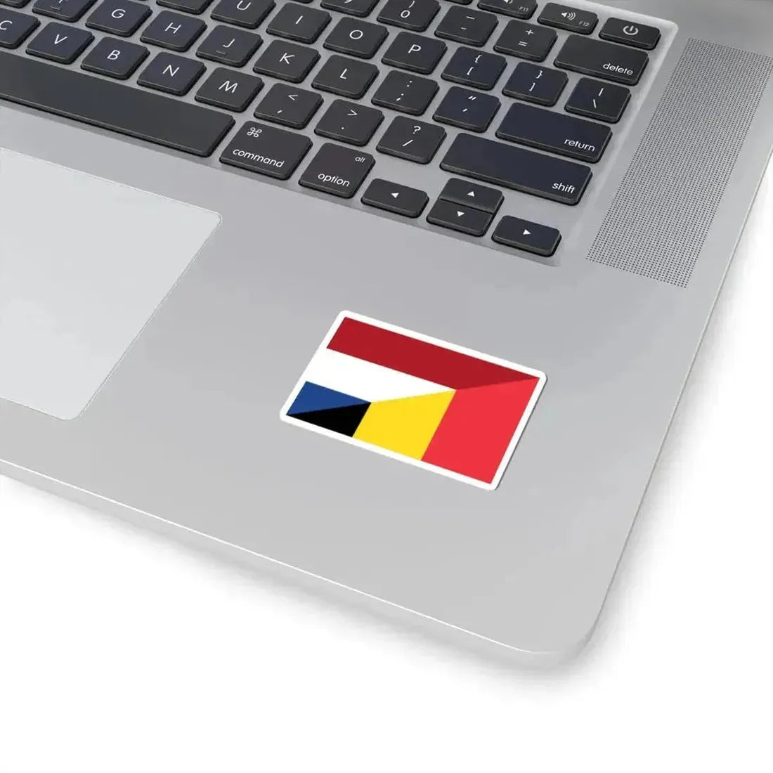 Flag of the Netherlands and Belgium (Belgium) STICKER Vinyl Kiss-Cut Decal - The Sticker Space