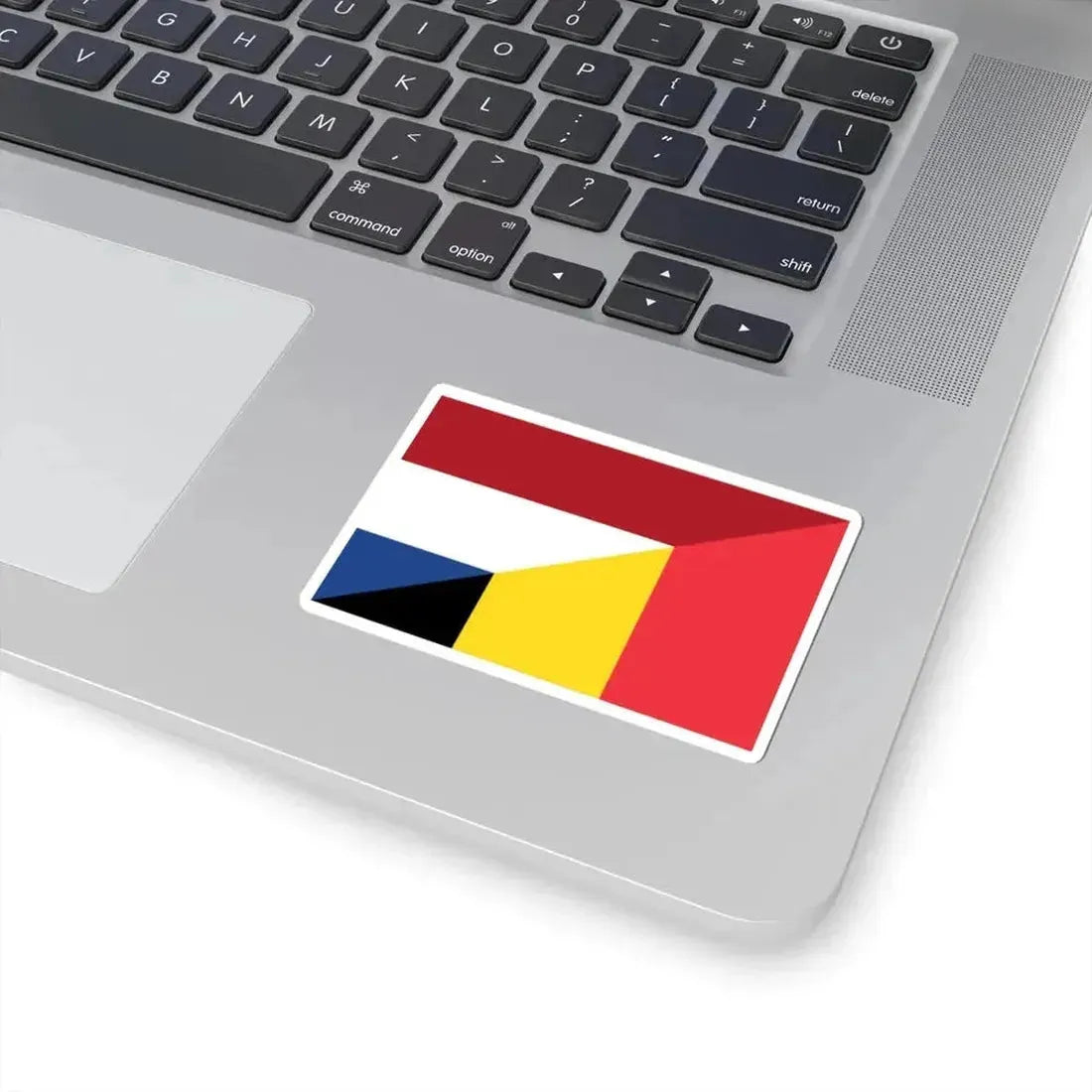 Flag of the Netherlands and Belgium (Belgium) STICKER Vinyl Kiss-Cut Decal - The Sticker Space