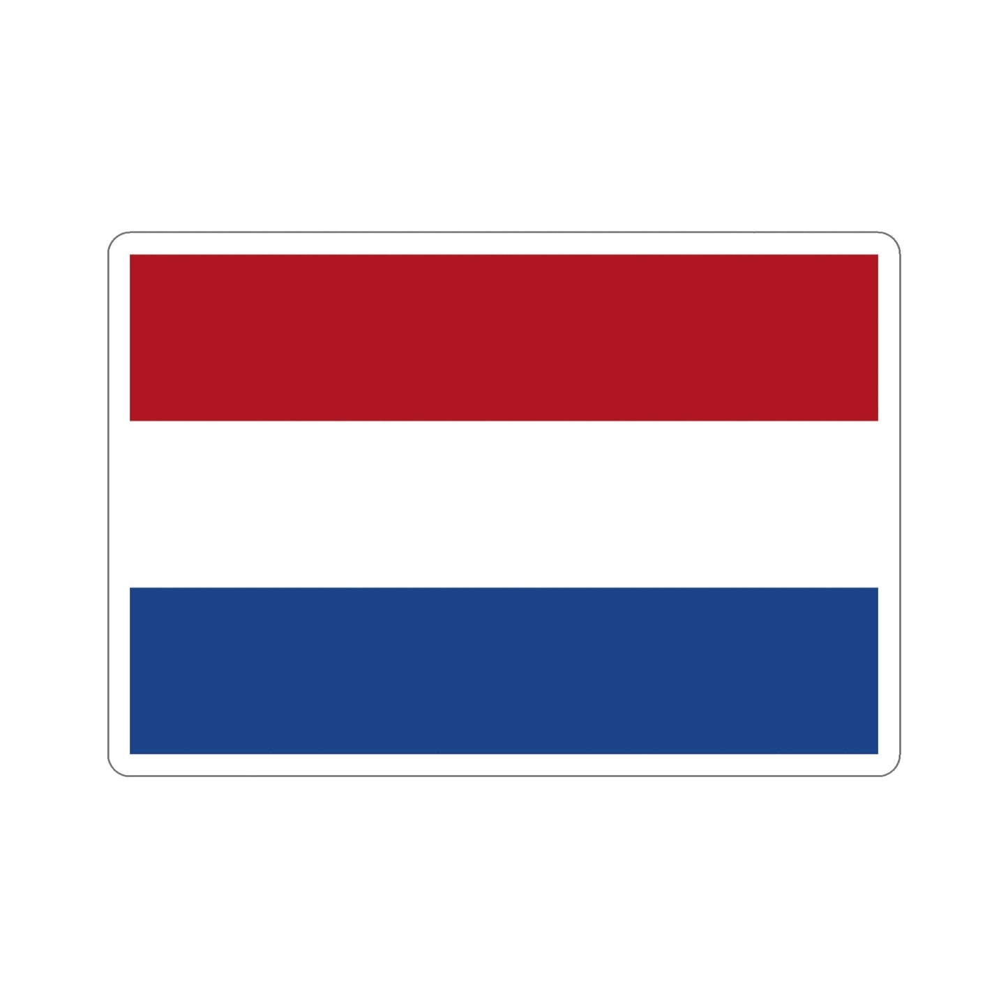 Flag of the Netherlands STICKER Vinyl Die-Cut Decal-4 Inch-The Sticker Space