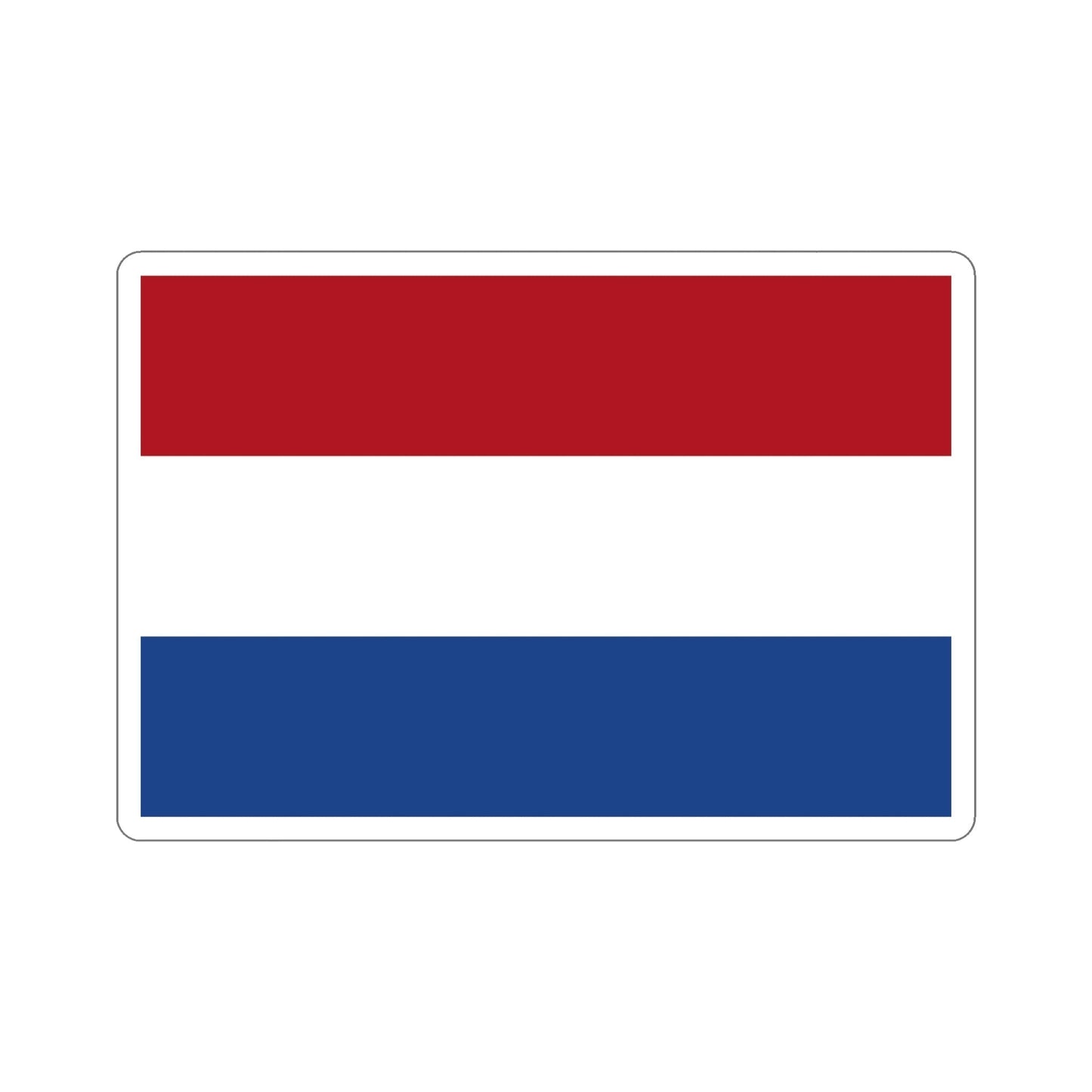 Flag of the Netherlands STICKER Vinyl Die-Cut Decal-6 Inch-The Sticker Space