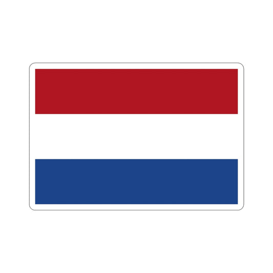 Flag of the Netherlands STICKER Vinyl Die-Cut Decal-6 Inch-The Sticker Space