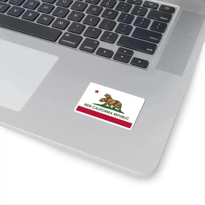 Flag of the New California Republic (United States) STICKER Vinyl Kiss-Cut Decal - The Sticker Space