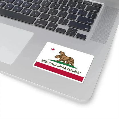 Flag of the New California Republic (United States) STICKER Vinyl Kiss-Cut Decal - The Sticker Space