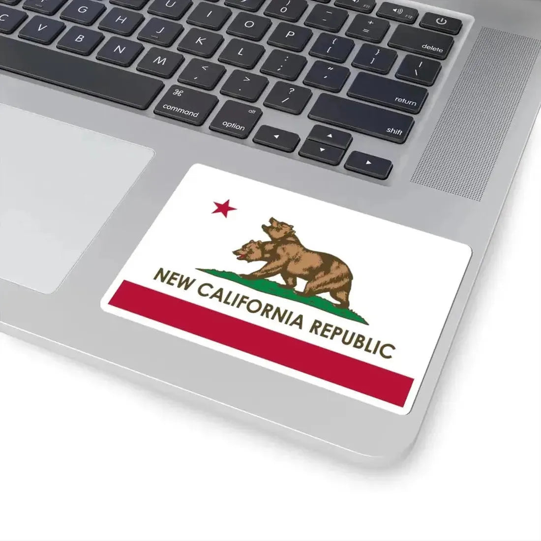 Flag of the New California Republic (United States) STICKER Vinyl Kiss-Cut Decal - The Sticker Space