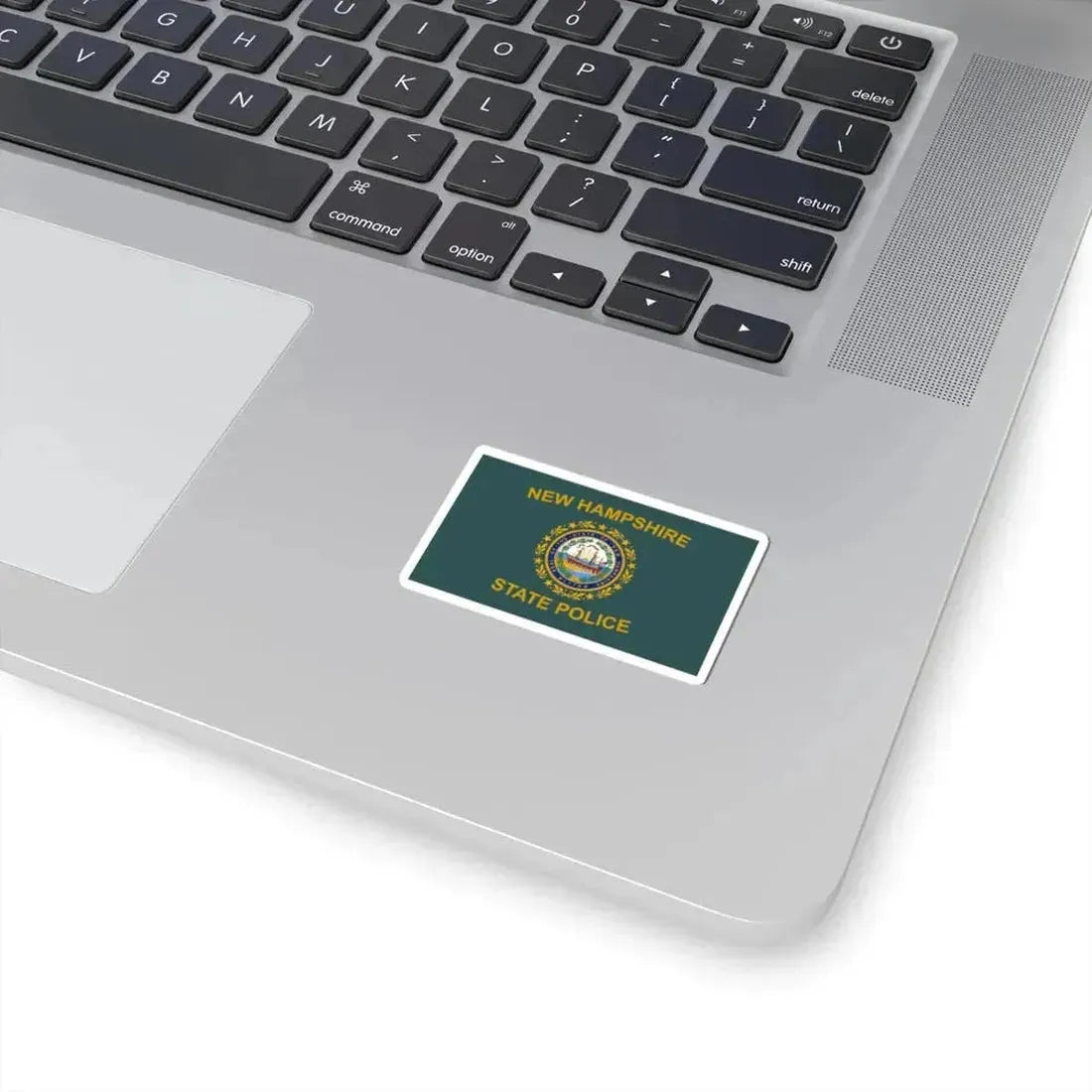 Flag of the New Hampshire State Police (United States) STICKER Vinyl Kiss-Cut Decal - The Sticker Space