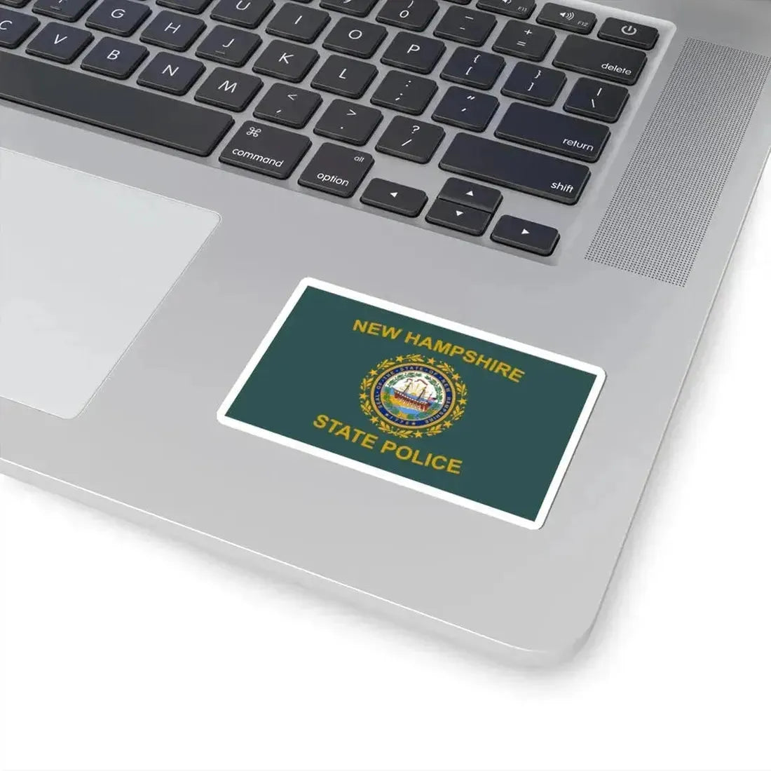 Flag of the New Hampshire State Police (United States) STICKER Vinyl Kiss-Cut Decal - The Sticker Space