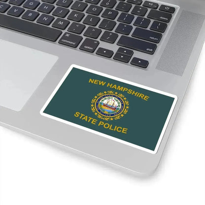 Flag of the New Hampshire State Police (United States) STICKER Vinyl Kiss-Cut Decal - The Sticker Space