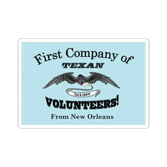 Flag of the New Orleans Grays (United States) STICKER Vinyl Kiss-Cut Decal 2 Inch White - The Sticker Space