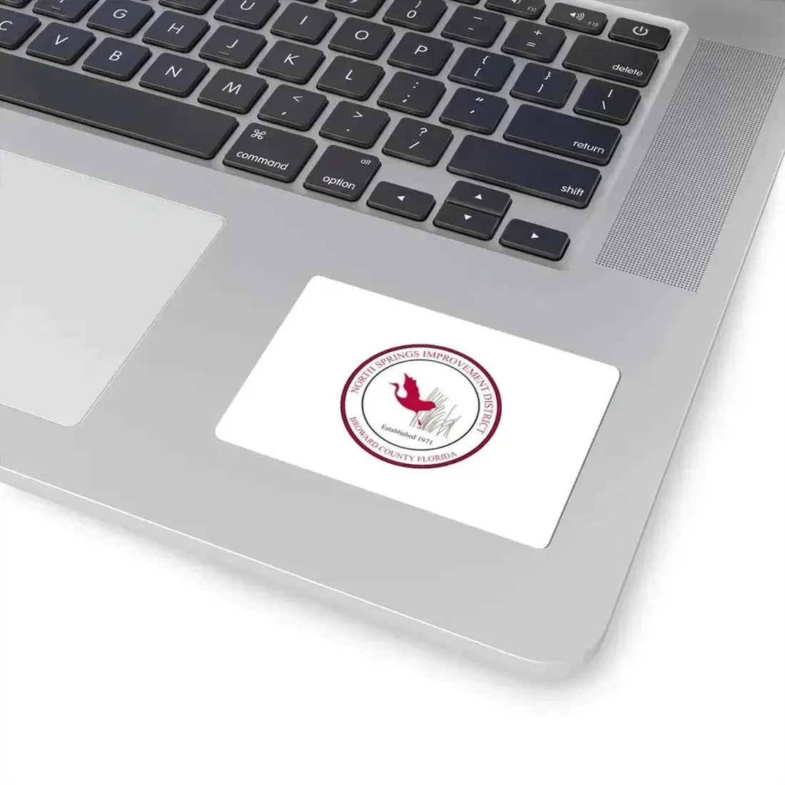 Flag of the North Springs Improvement District Florida (United States) STICKER Vinyl Kiss-Cut Decal - The Sticker Space