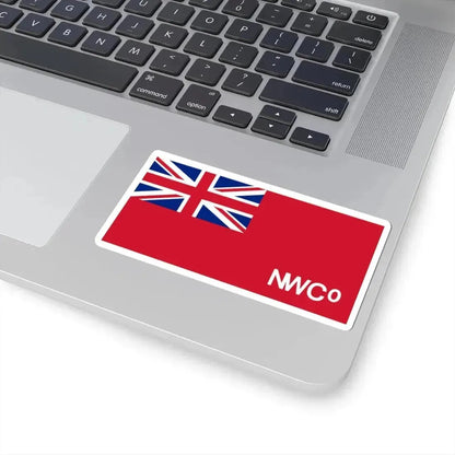 Flag of the North West Company Post-1801 (Canada) STICKER Vinyl Kiss-Cut Decal - The Sticker Space