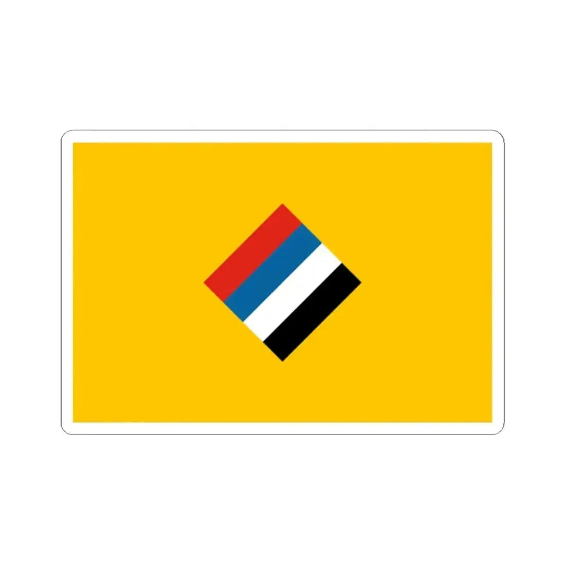 Flag of the Northeast Supreme Administrative Council fictional (China) STICKER Vinyl Kiss-Cut Decal 2 Inch White - The Sticker Space