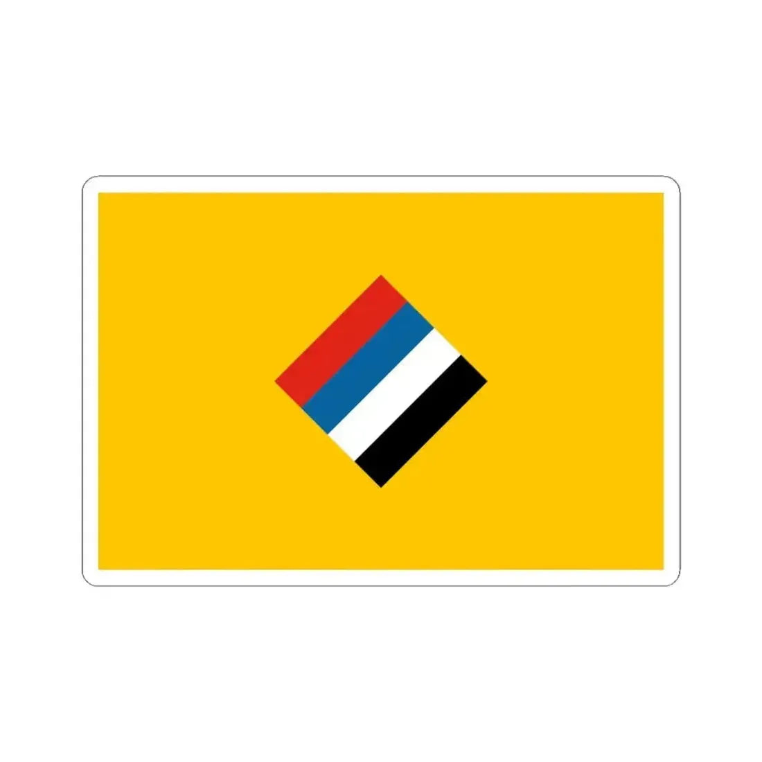 Flag of the Northeast Supreme Administrative Council fictional (China) STICKER Vinyl Kiss-Cut Decal 4 Inch White - The Sticker Space