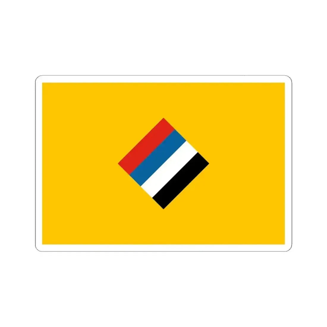 Flag of the Northeast Supreme Administrative Council fictional (China) STICKER Vinyl Kiss-Cut Decal 6 Inch White - The Sticker Space