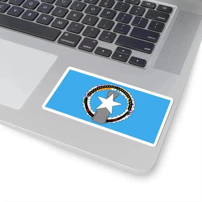 Flag of the Northern Mariana Islands 1976-1989 (United States) STICKER Vinyl Kiss-Cut Decal - The Sticker Space