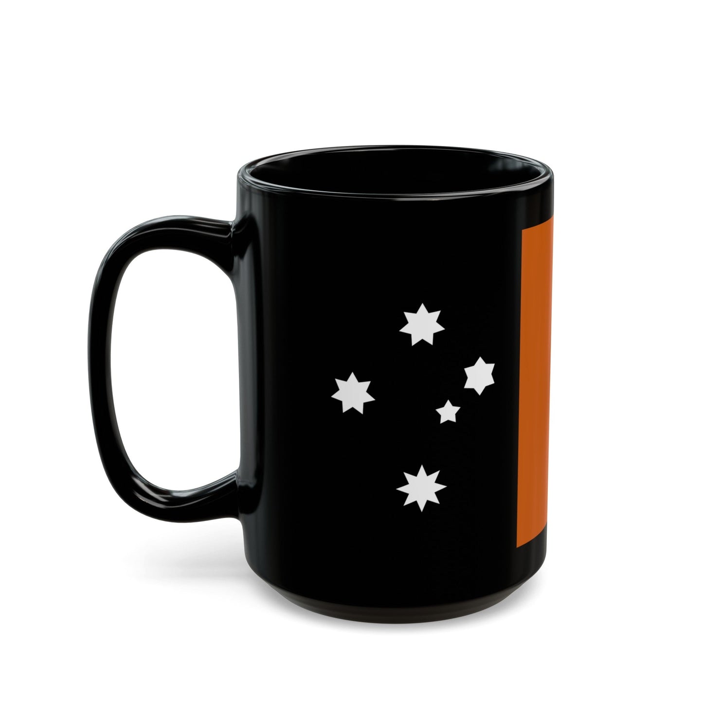 Flag of the Northern Territory Australia - Black Coffee Mug-The Sticker Space