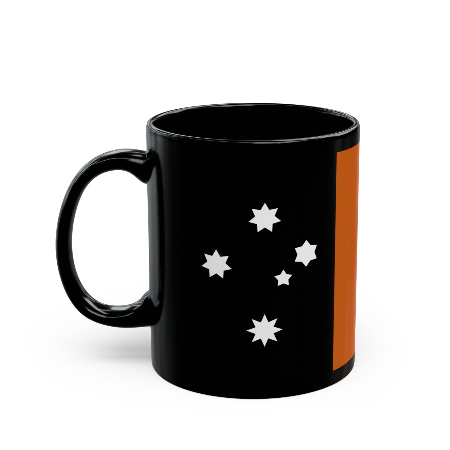 Flag of the Northern Territory Australia - Black Coffee Mug-The Sticker Space