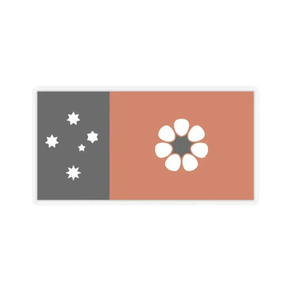 Flag of the Northern Territory Australia - STICKER Vinyl Kiss-Cut Decal 2 Inch Transparent - The Sticker Space