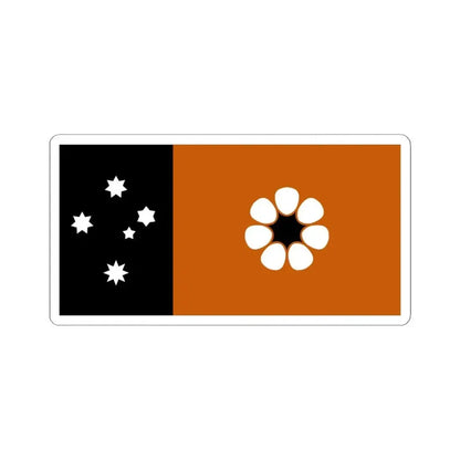 Flag of the Northern Territory Australia - STICKER Vinyl Kiss-Cut Decal 4 Inch White - The Sticker Space